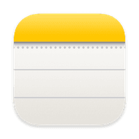 Apple Notes app icon